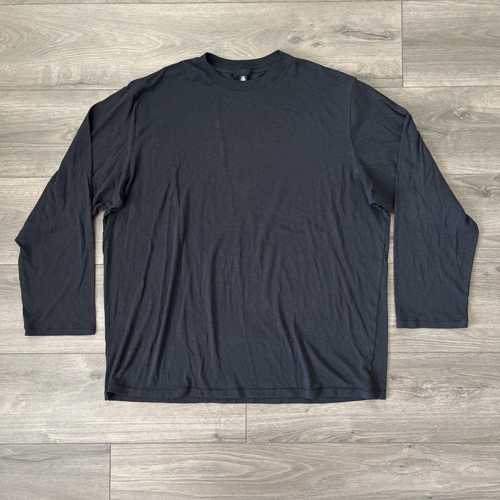 Skims Mens 3XL Long Sleeve T Shirt Black